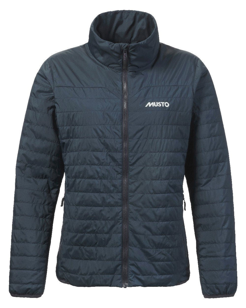 True Navy Coloured Musto Womens Solent Primaloft Insulator Jacket on White Background
