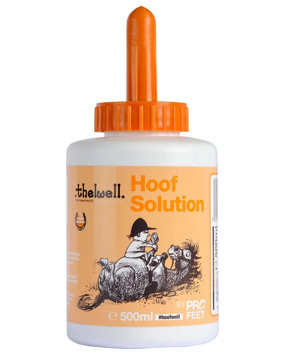 NAF Thelwell Hoof Solution 500ml on white background