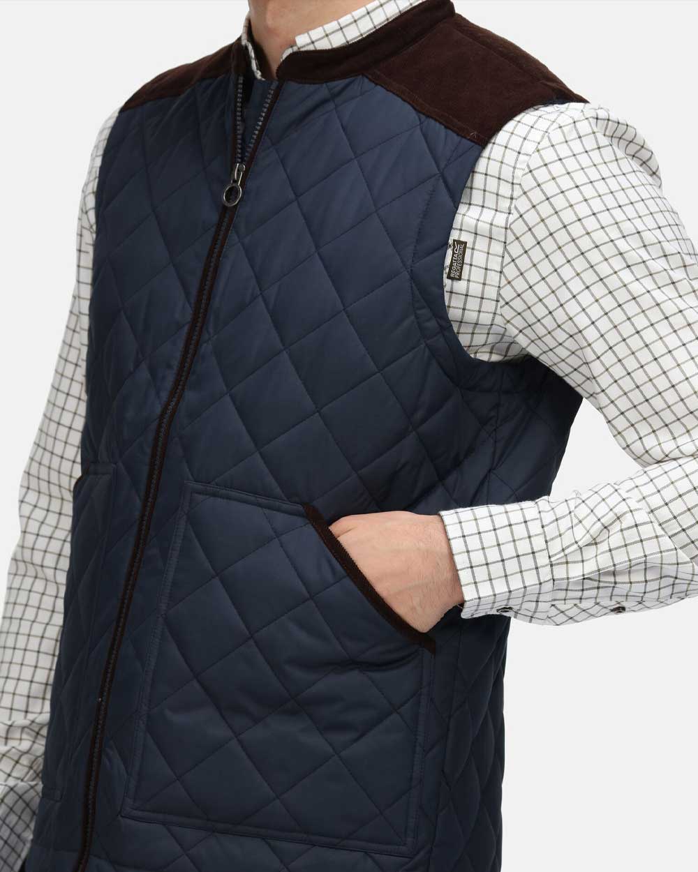 Regatta Moreton Quilted Gilet in Navy 