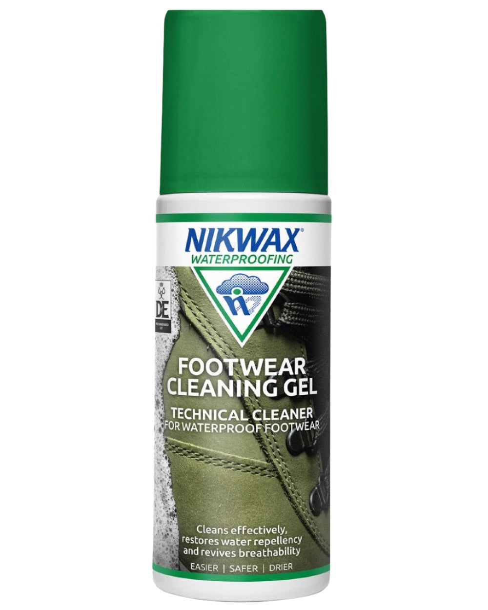 Nikwax Footwear Cleaning Gel 125 ml On A White Background