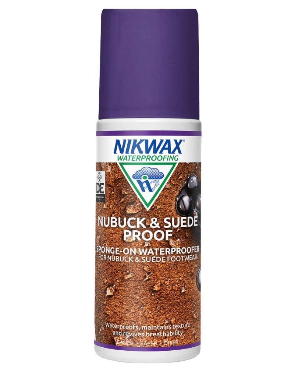 Nikwax Nubuck &amp; Suede Proof Sponge-On On A White Background