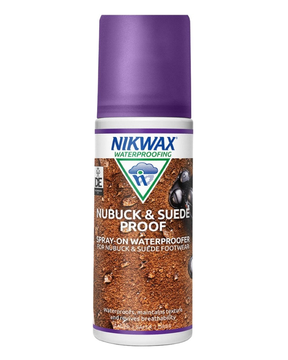 Nikwax Nubuck &amp; Suede Proof Spray-On On A White Background