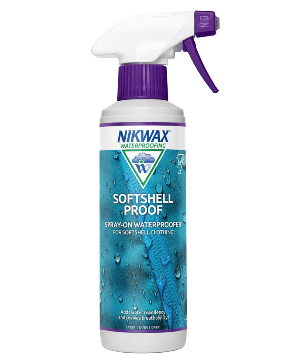 Nikwax Softshell Proof Spray-On On A White Background