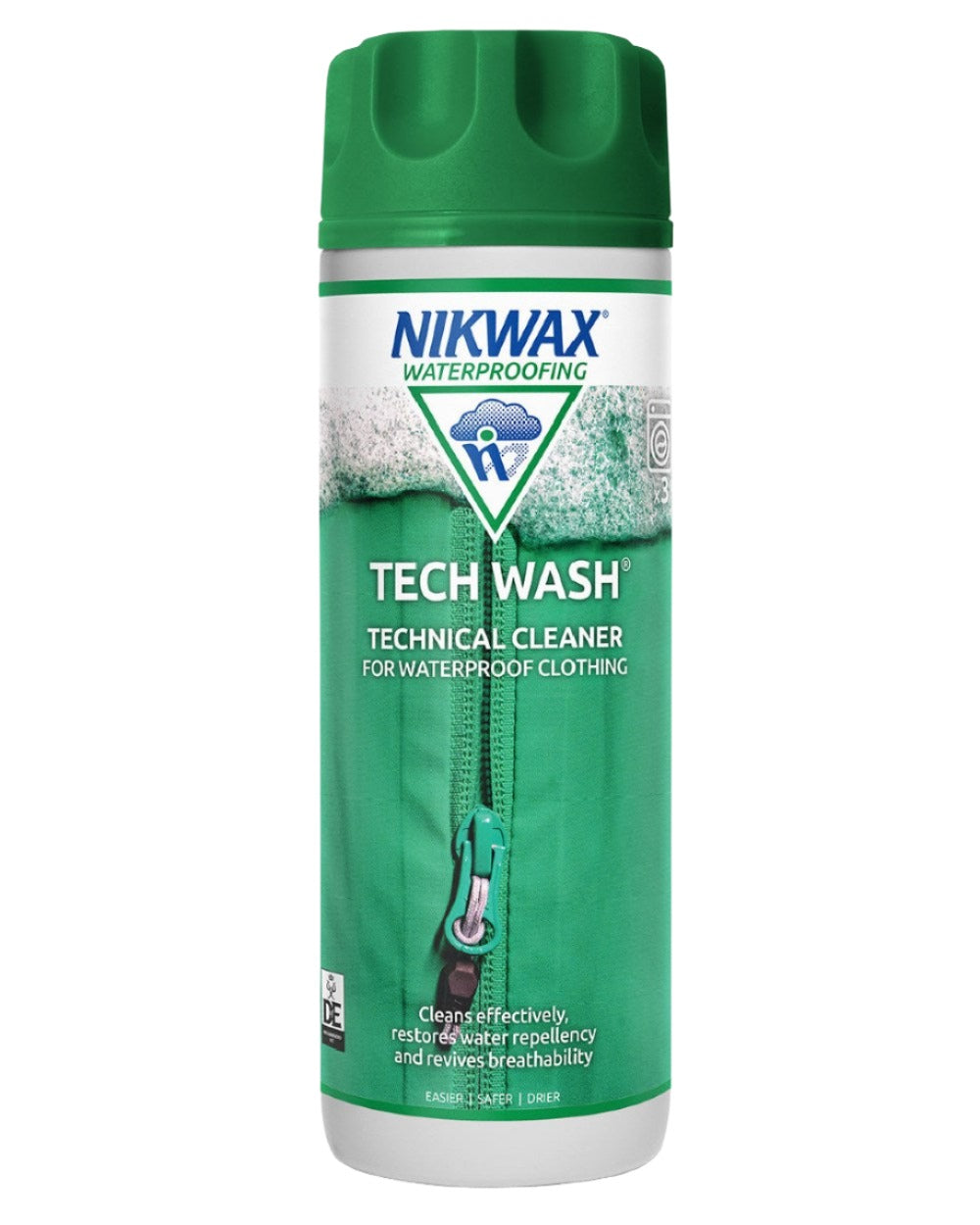 Nikwax Tech Wash 300ml On A White Background