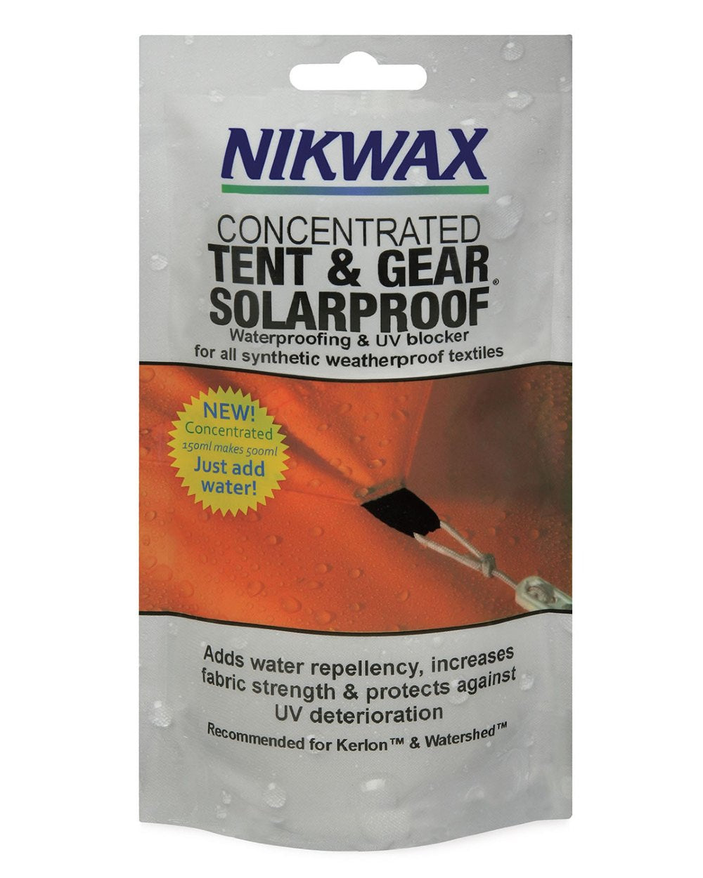 Nikwax Tent &amp; Gear Solarproof Concentrate On A White Background