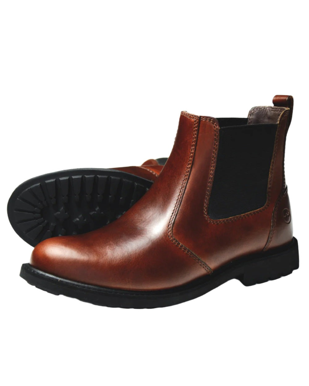 Elk Coloured Orca Bay Mens Brecon Chelsea Boots On A White Background 