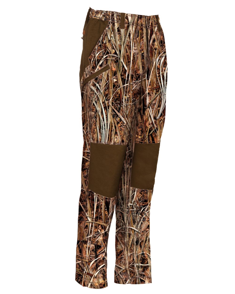 Camo Wet Coloured Percussion Palombe Trousers On A White Background 