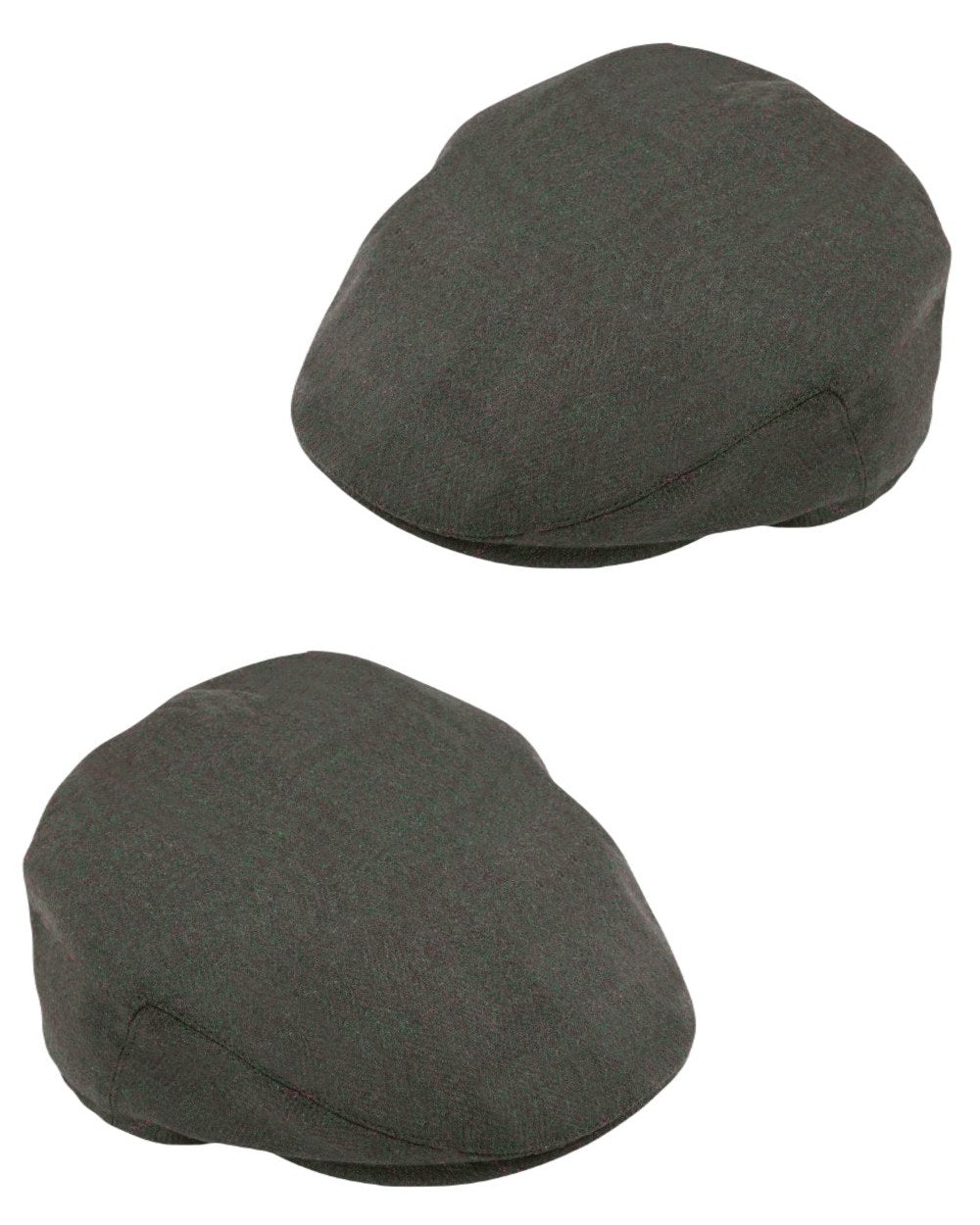 Khaki Coloured Percussion Rambouillet Flat Cap On A White Background