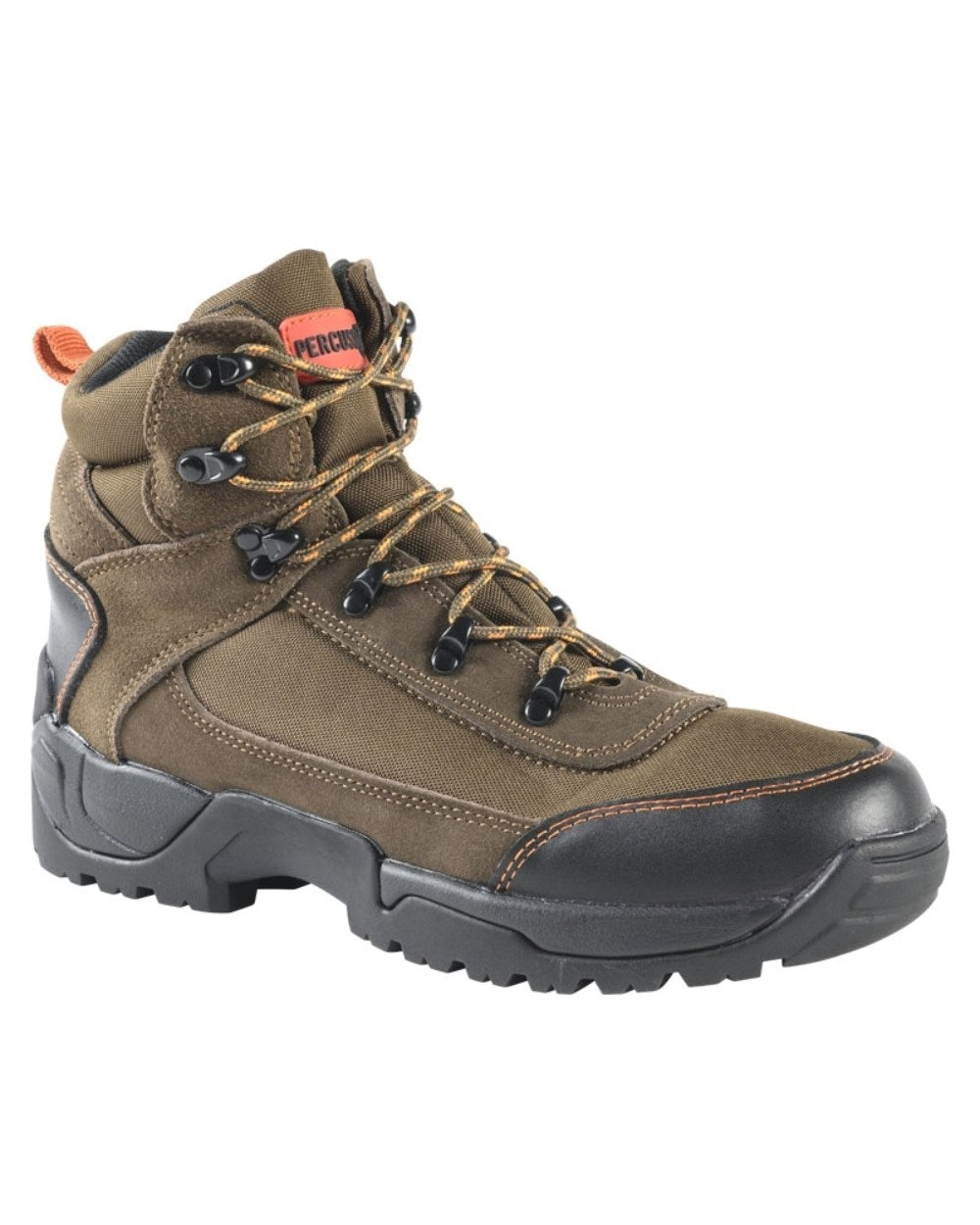 Brown Coloured Percussion Savane Boots On A White Background 
