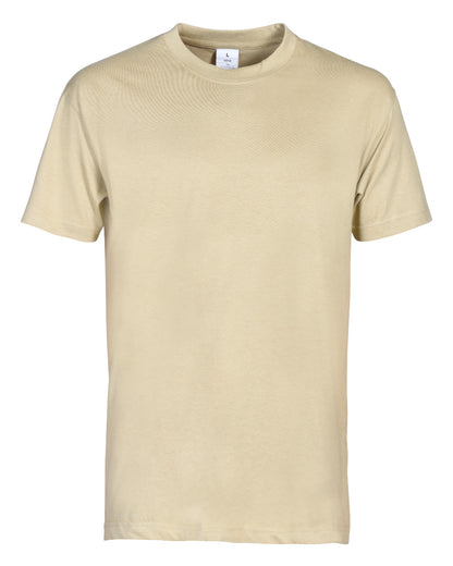 Khaki Beige Camo Coloured Percussion T-Shirts Camo Three Pack On A White Background