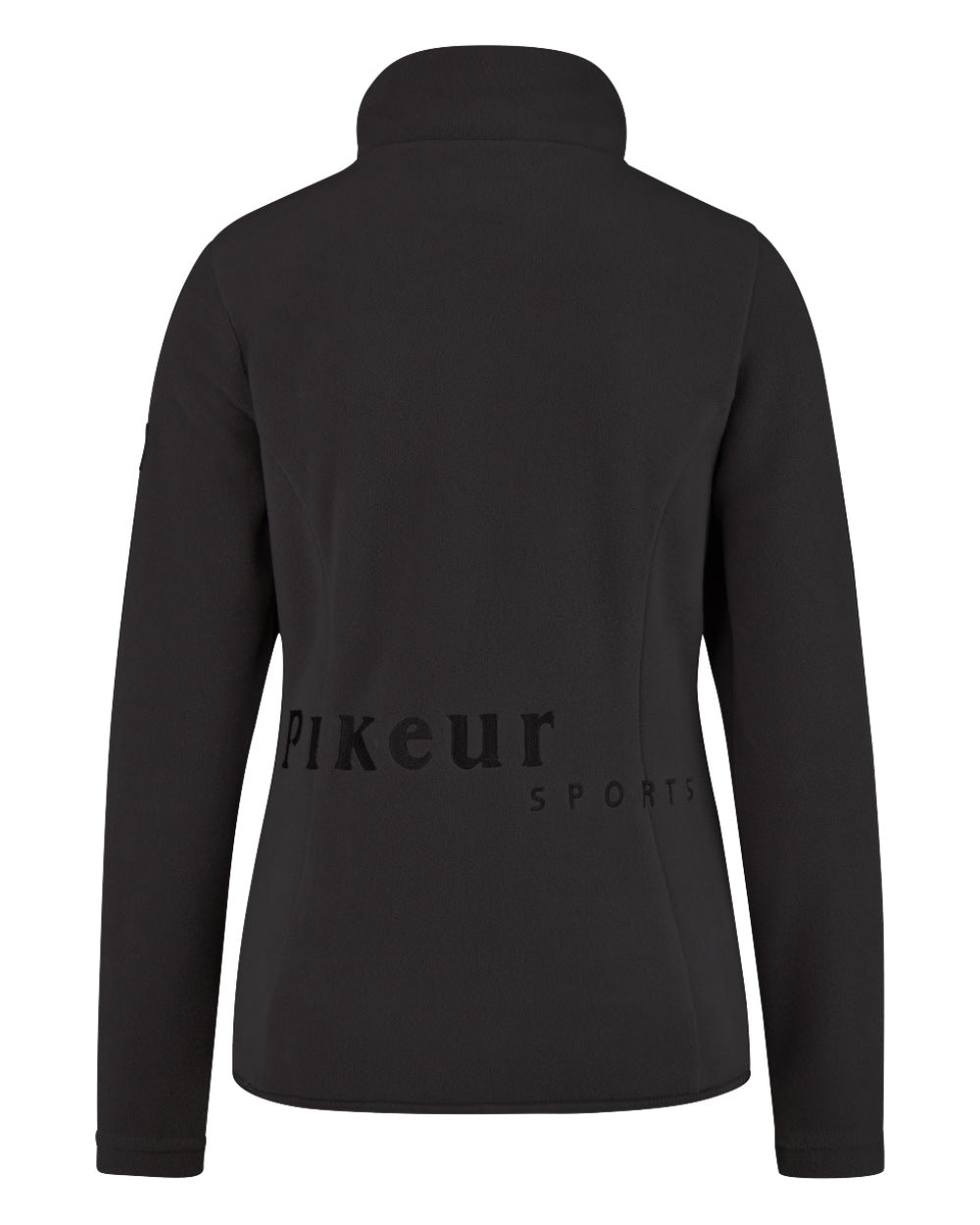 Black Coloured Pikeur Fleece Jacket On A White Background 