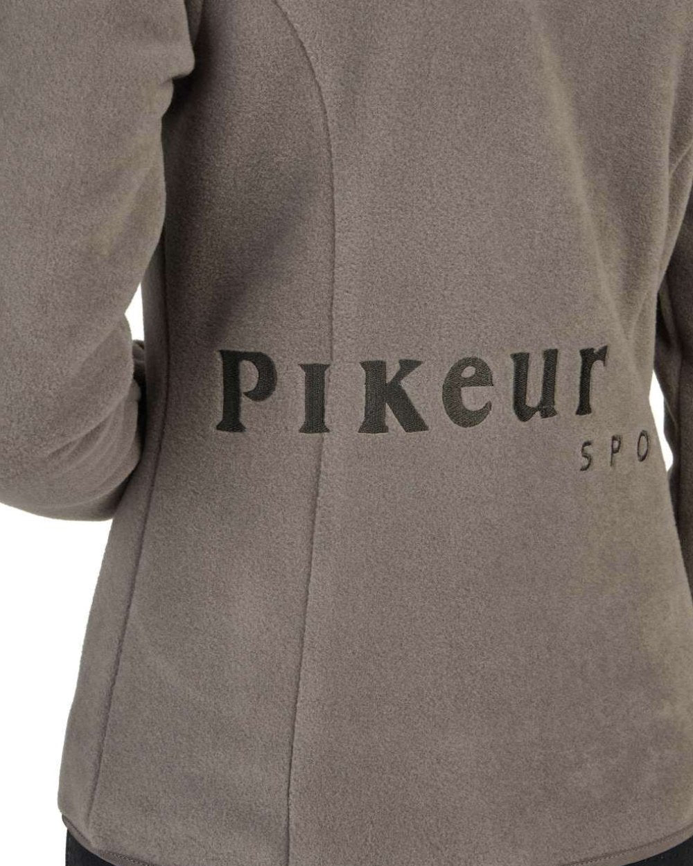 Steel Grey Coloured Pikeur Fleece Jacket On A White Background 