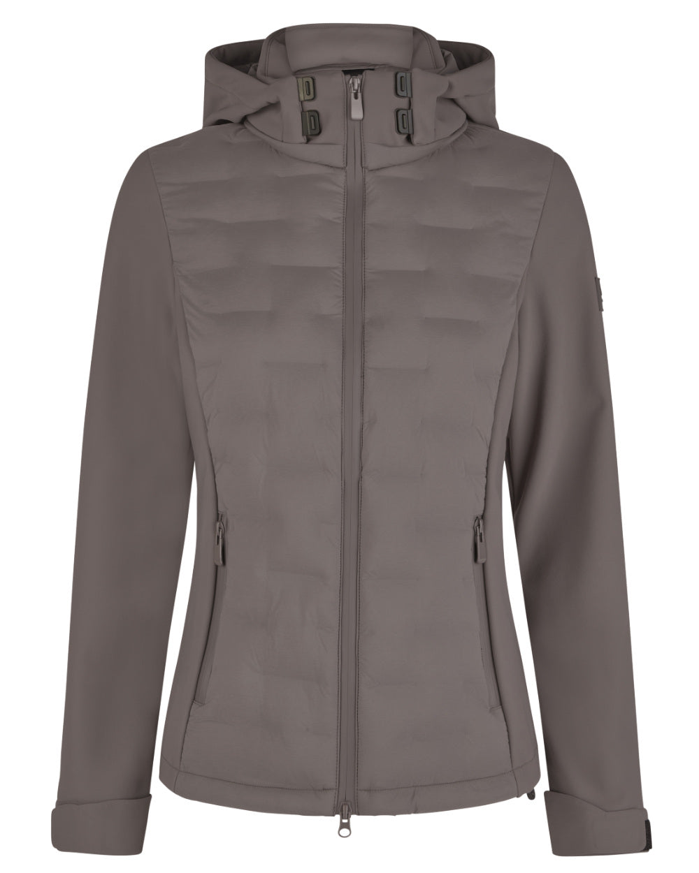 Steel Grey Coloured Pikeur Hybrid Jacket On A White Background 