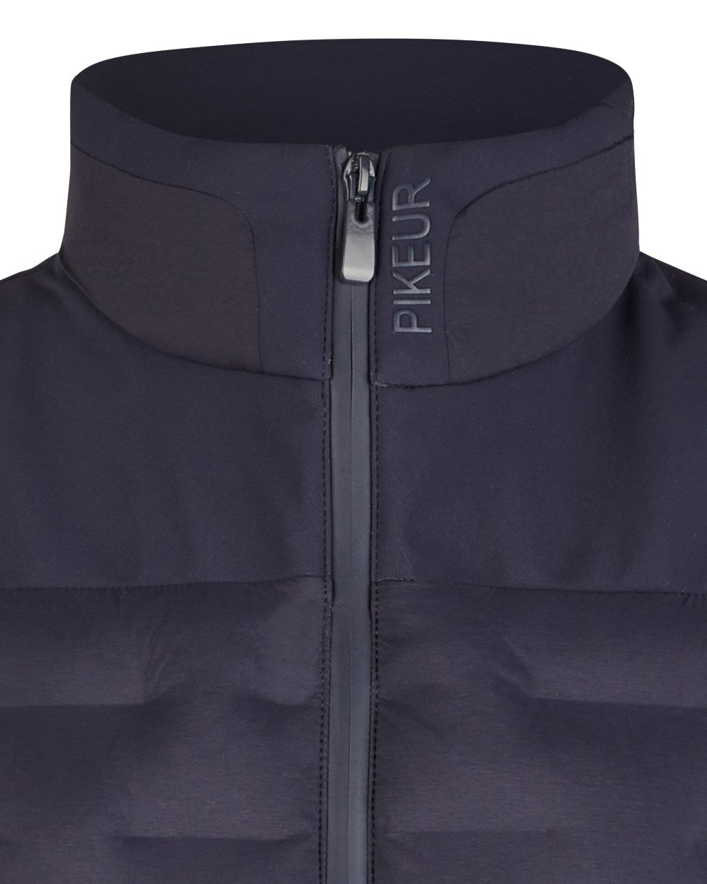 Night Blue Coloured Pikeur Hybrid Vest On A White Background 