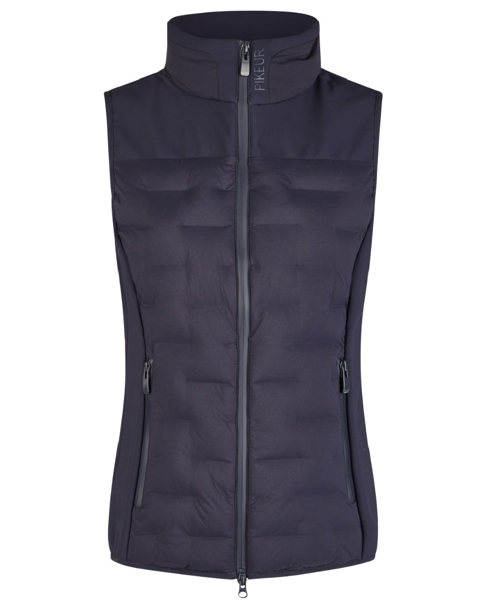 Night Blue Coloured Pikeur Hybrid Vest On A White Background 