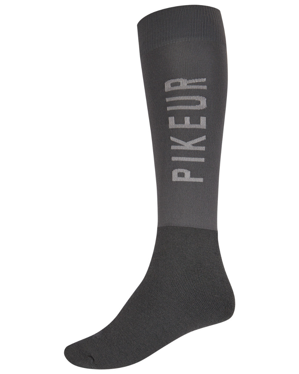 Anthrazit Coloured Pikeur Sports Knee Socks On A White Background 