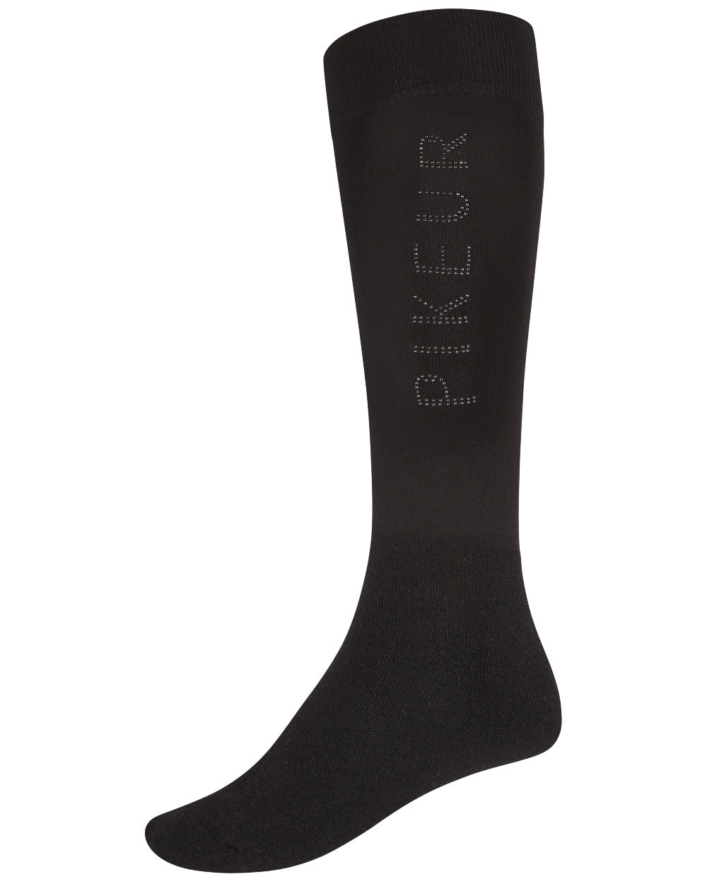 Black Coloured Pikeur Sports Knee Socks On A White Background 