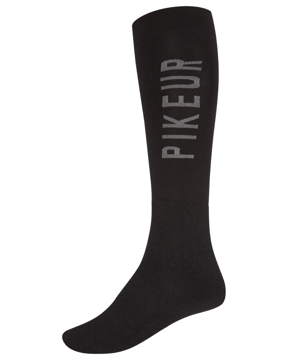 Black Coloured Pikeur Sports Knee Socks On A White Background 