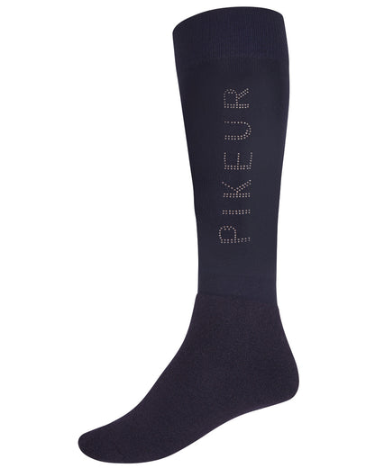 Night Sky Coloured Pikeur Sports Knee Socks On A White Background 