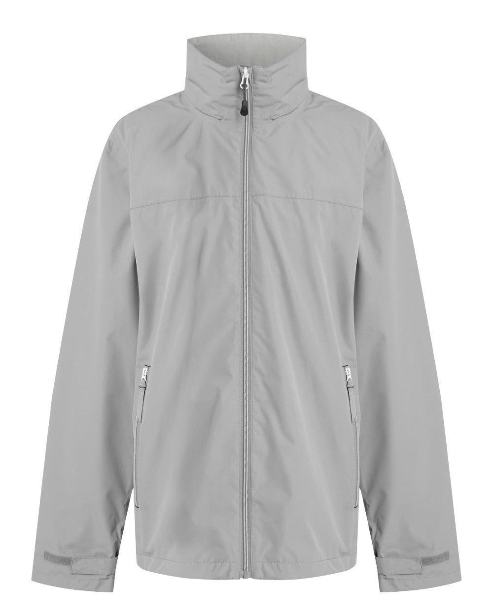 Mineral Grey Black coloured Regatta Mens Ascender Waterproof Shell Jacket on white background 