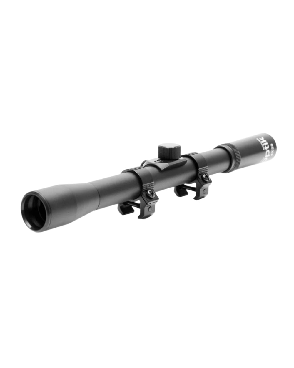 Black Coloured Richter Optik Crystal Range Scope On A White Background 