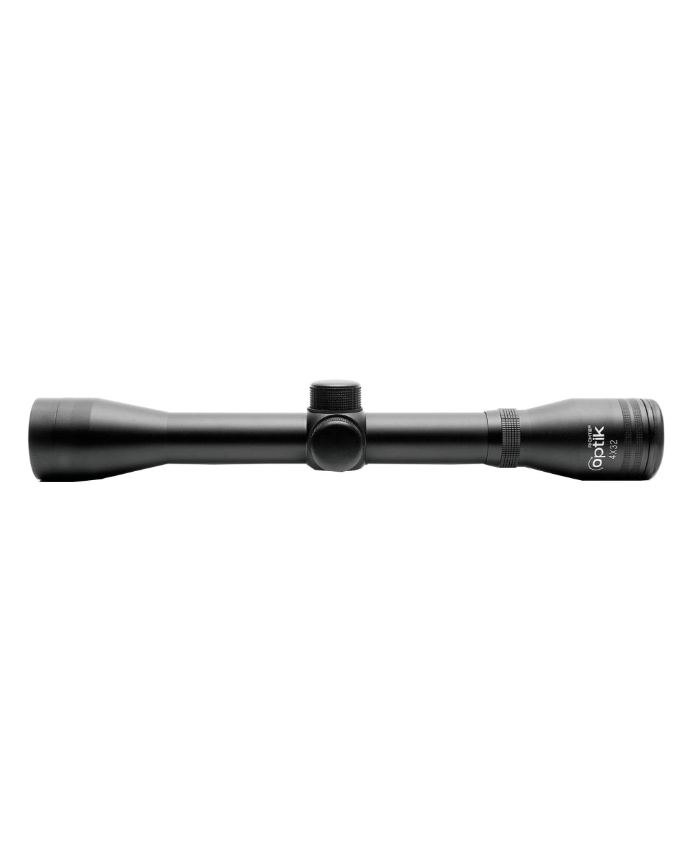 Black Coloured Richter Optik Crystal Range Scope On A White Background