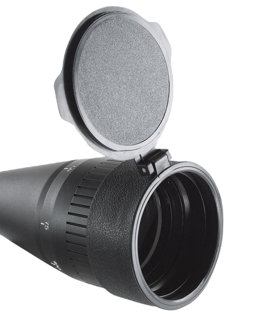 Black Coloured Richter Optik Dynamic Scope On A White Background 
