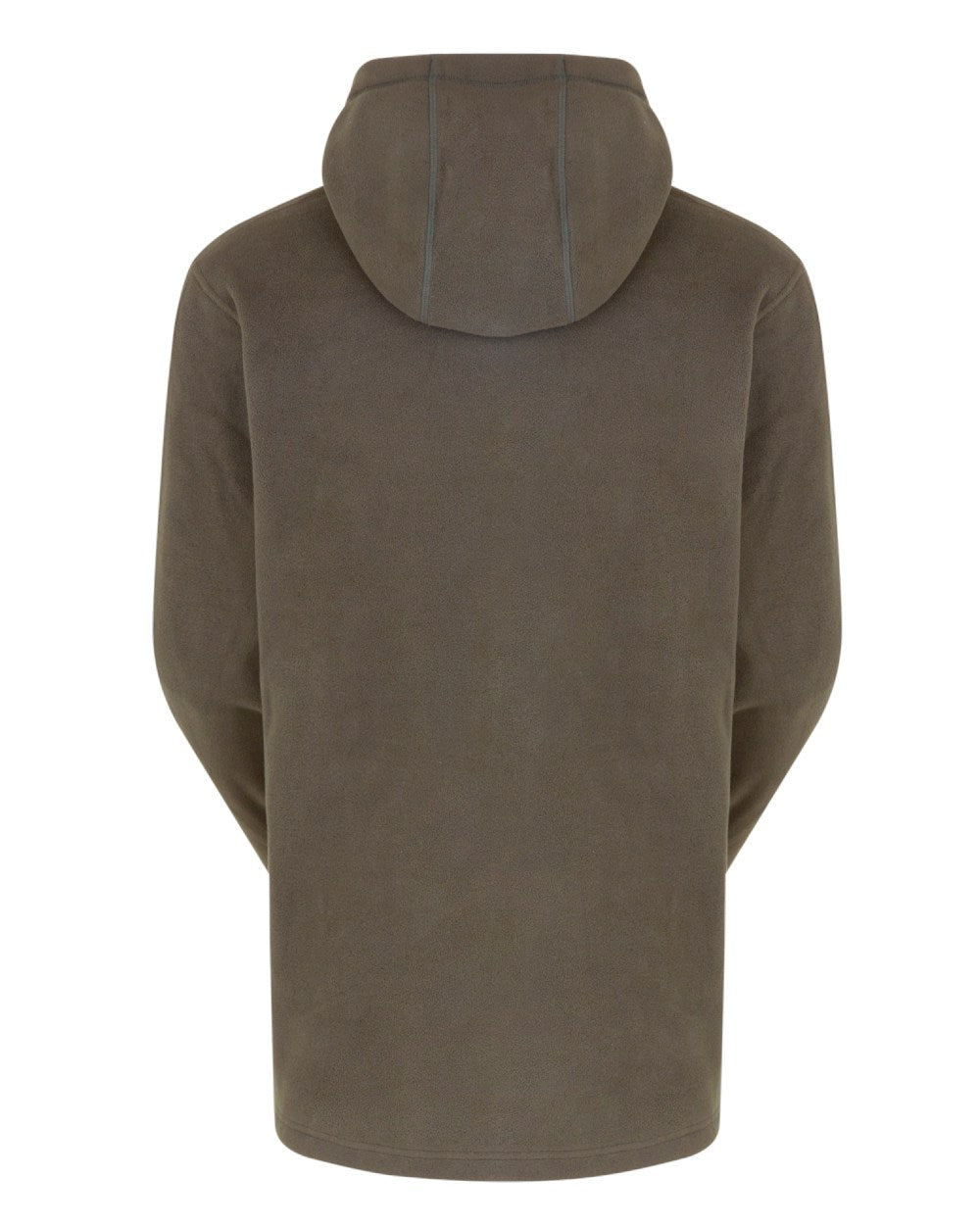 Smokey Olive Coloured Ridgeline Ballistic Hooded Fleece on white background 