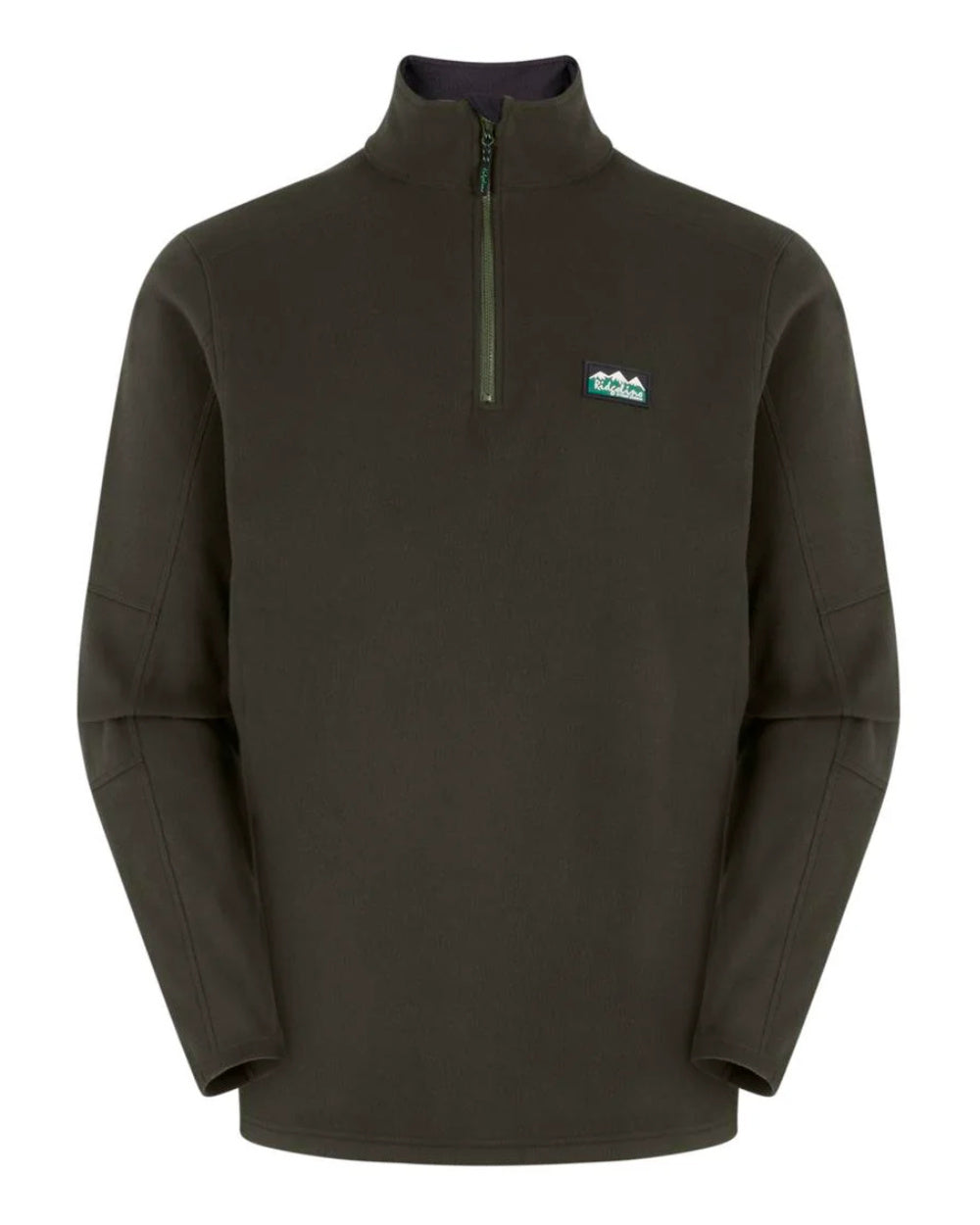 Ivy Green Coloured Ridgeline Mens Narvik Fleece On A White Background 