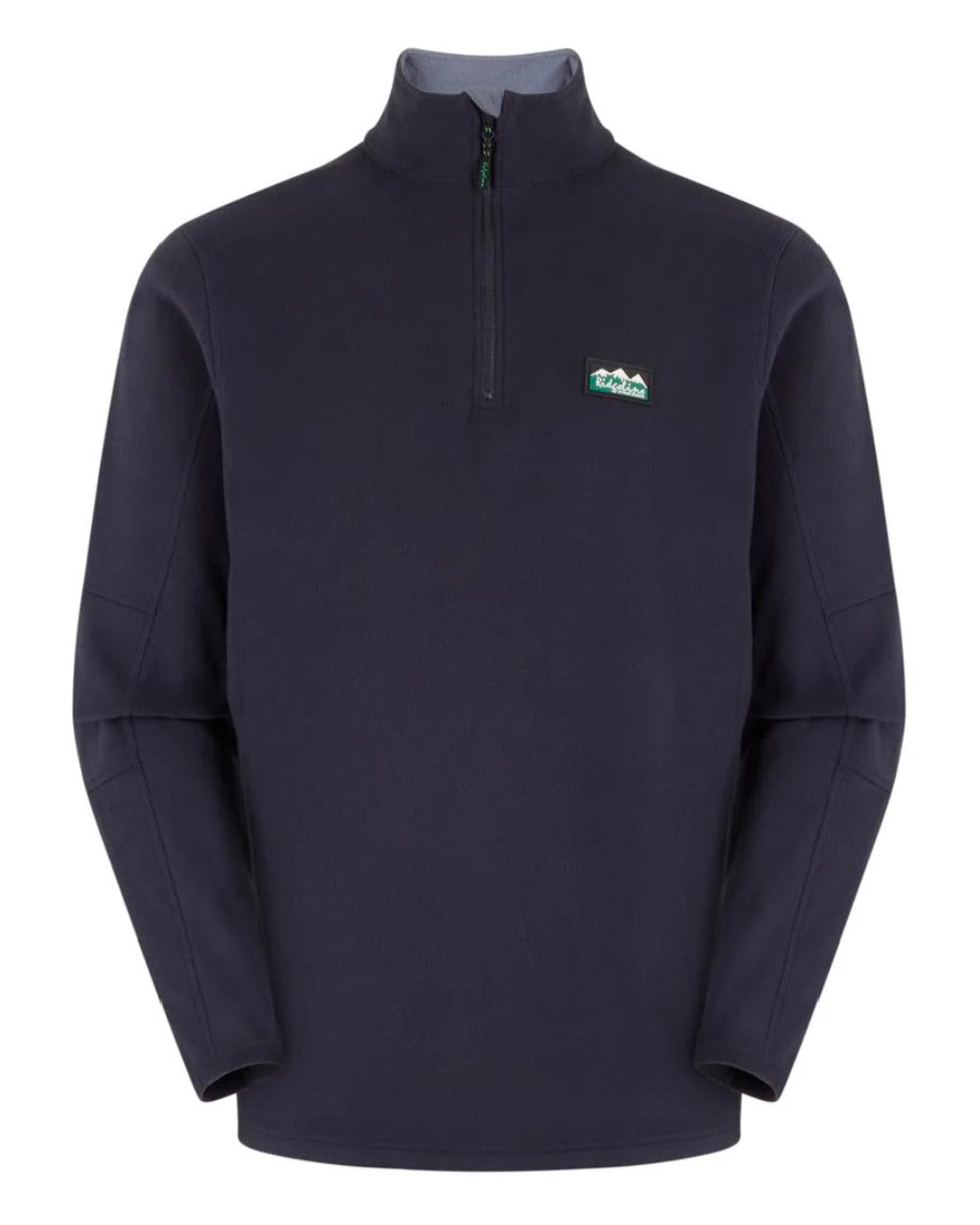 Navy Coloured Ridgeline Mens Narvik Fleece On A White Background 