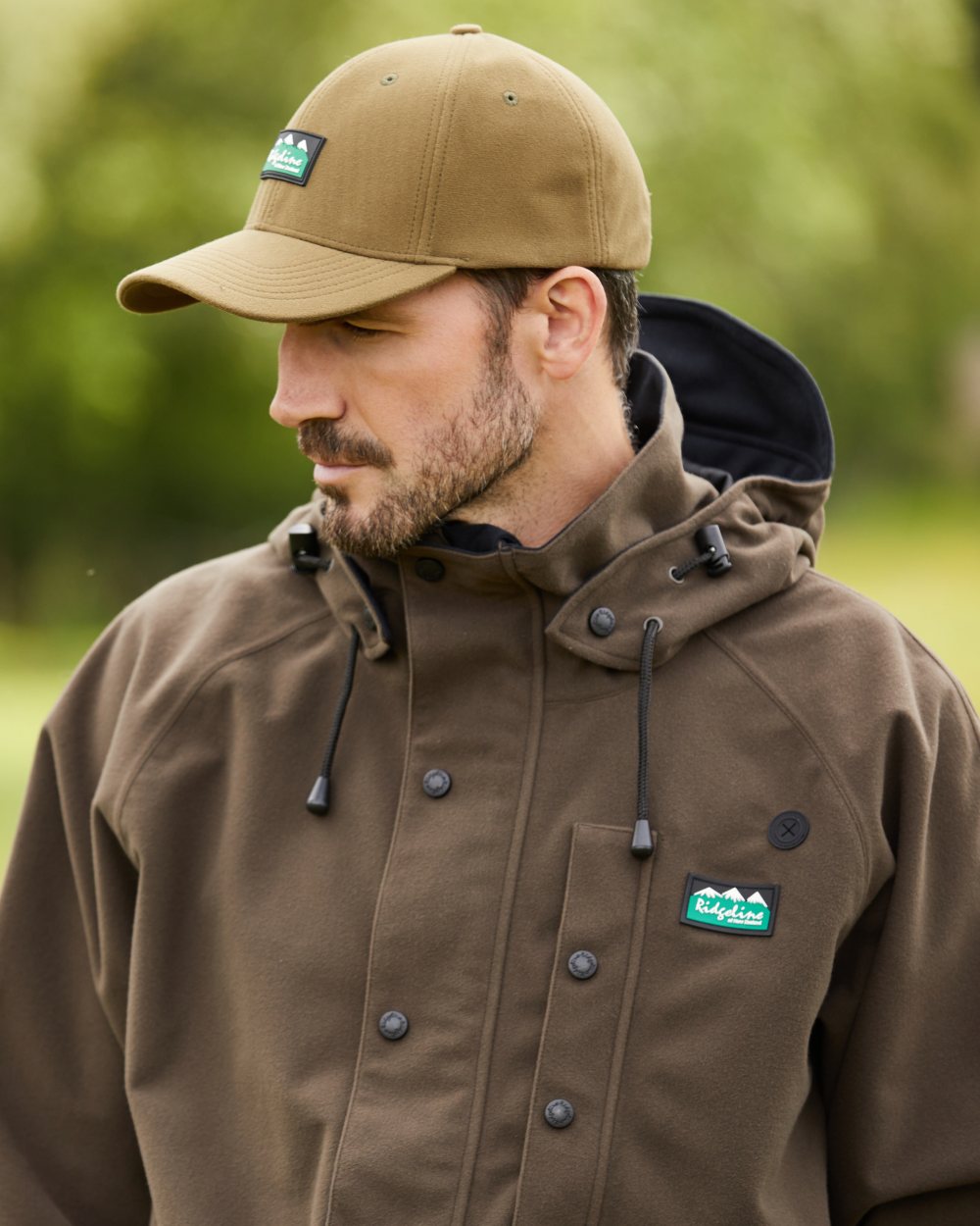 Teak Coloured Ridgeline Monsoon Classic Cap On A Blurry Background 