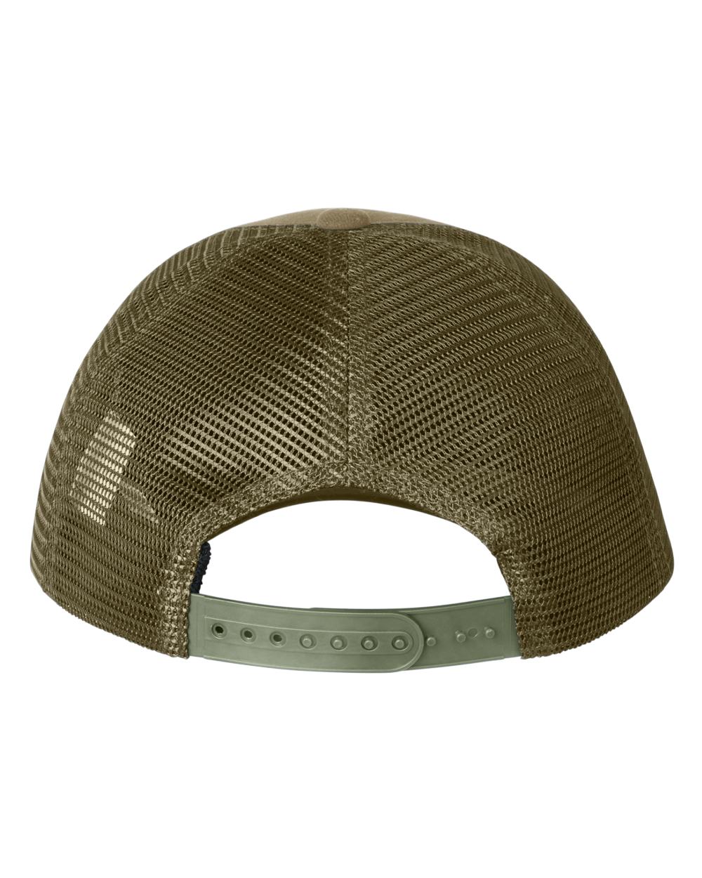 Teak Coloured Ridgeline Monsoon Trucker Cap on white background  