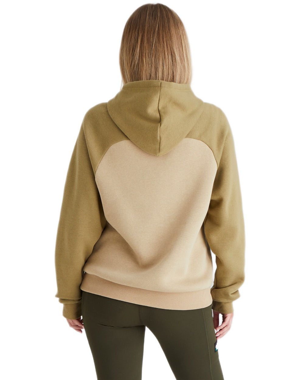 Teak Coloured Ridgeline Womens North Island Hoodie On A White Background 