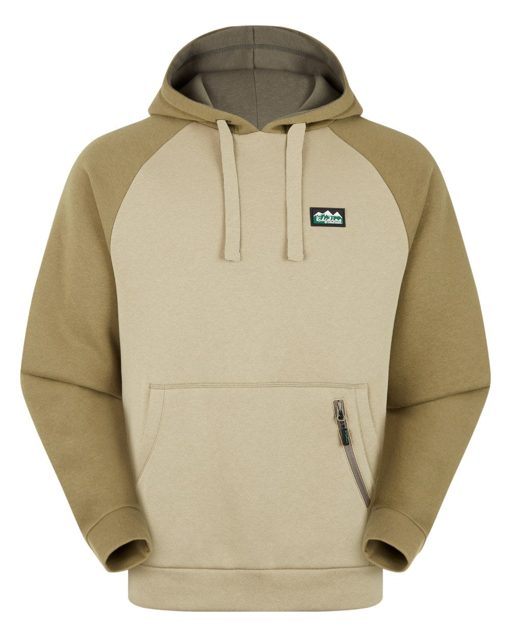 Teak Coloured Ridgeline Womens North Island Hoodie On A White Background 