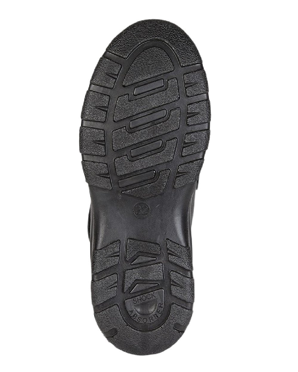 Black Coloured Roamers Childrens Twin Touch Fastening Shoes on White Background
