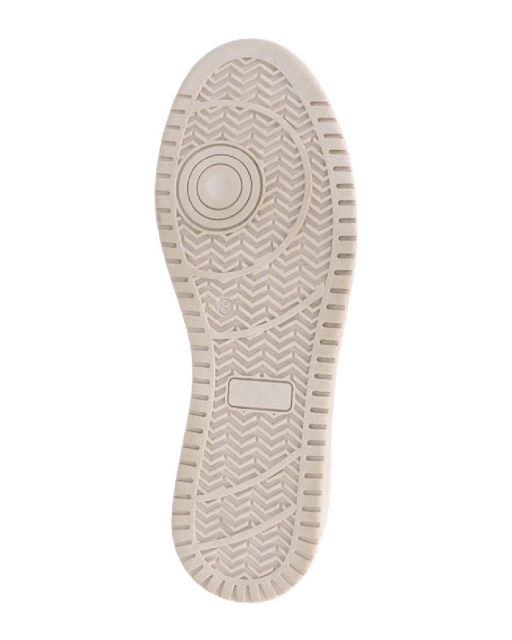 Tan Coloured Roamers Mens 7 Eyelet Leisure Trainer Shoes on White Background
