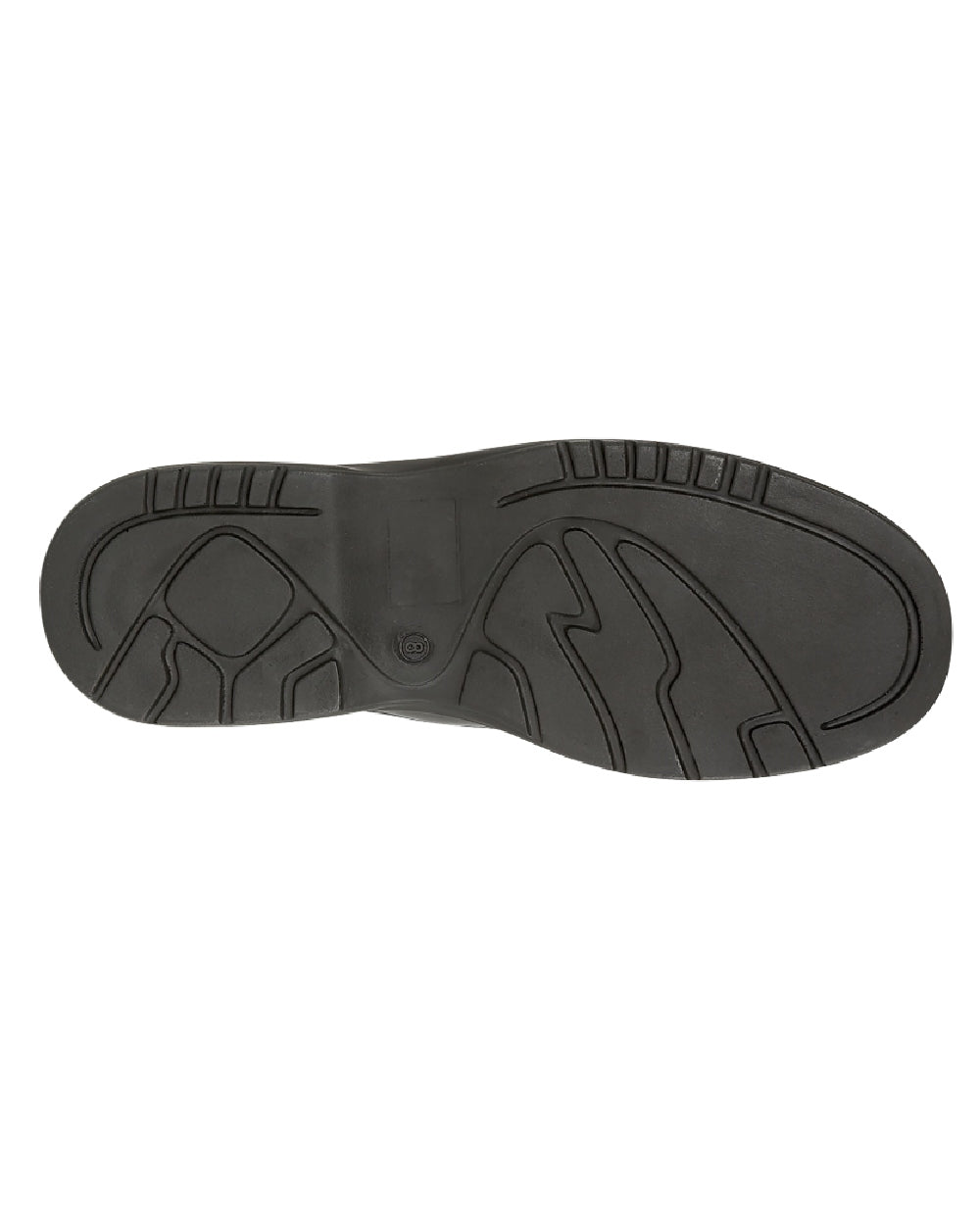 Black Coloured Roamers Mens Mudguard Tie Leather Casual Shoes on White Background
