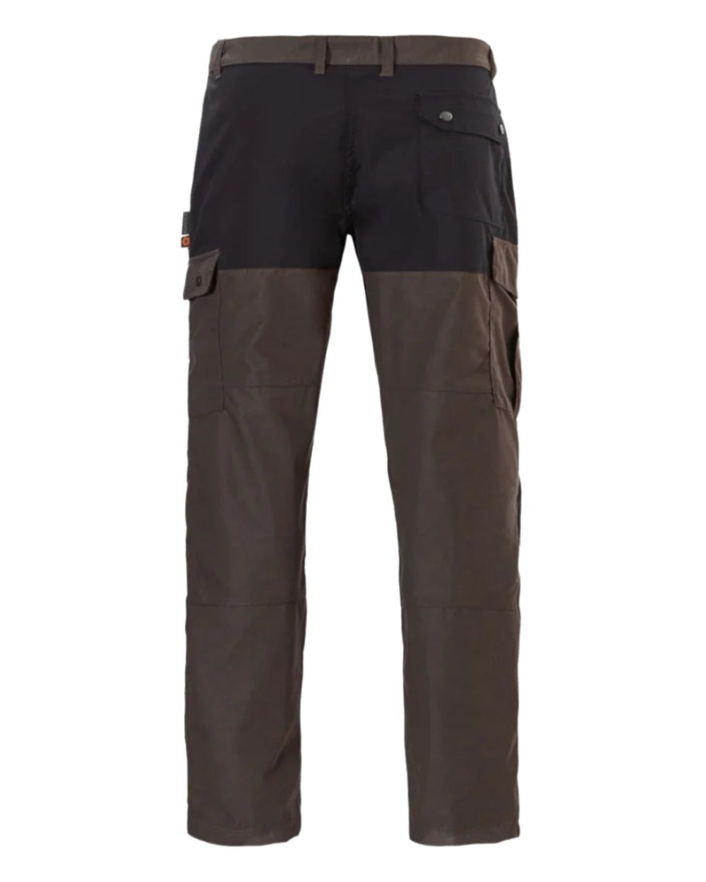 Green/Black coloured Rovince Mens Duofit Trousers on white background 