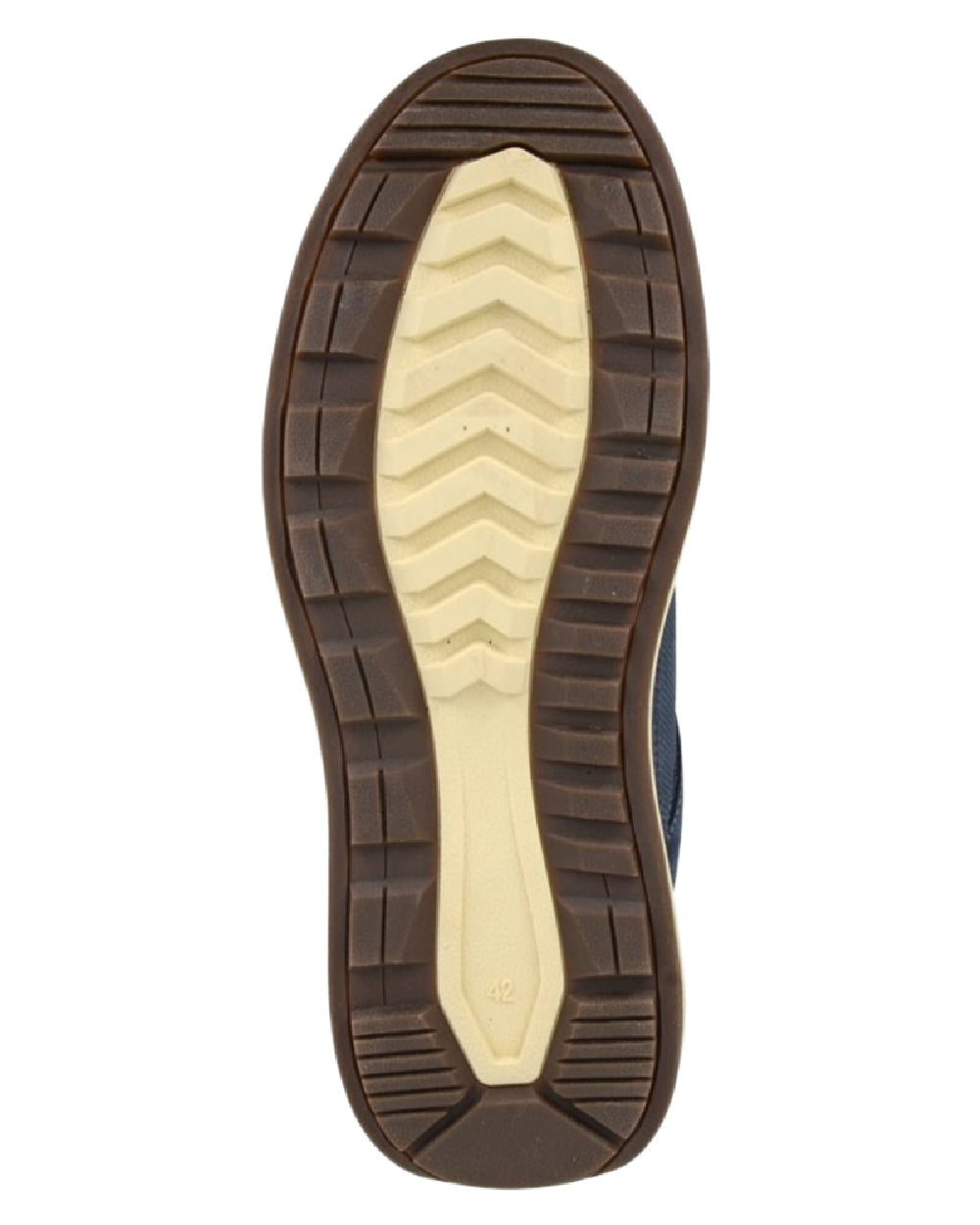 Navy Coloured Scimitar Mens Fuller Filling Lace Up Shoes on White Background
