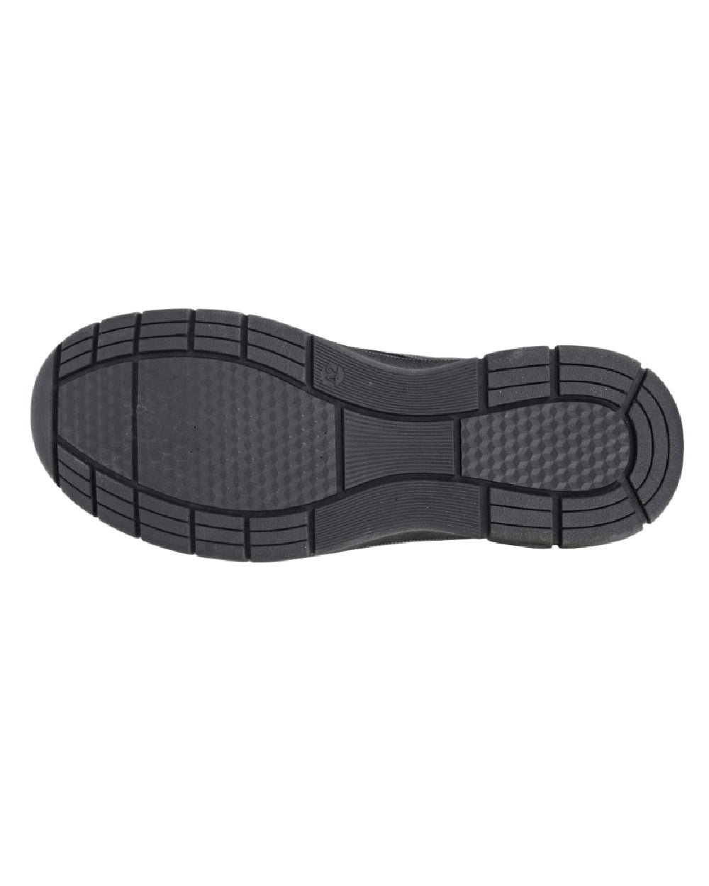 Black Coloured Scimitar Mens Grain Touch Fastening Casual Shoes on White Background
