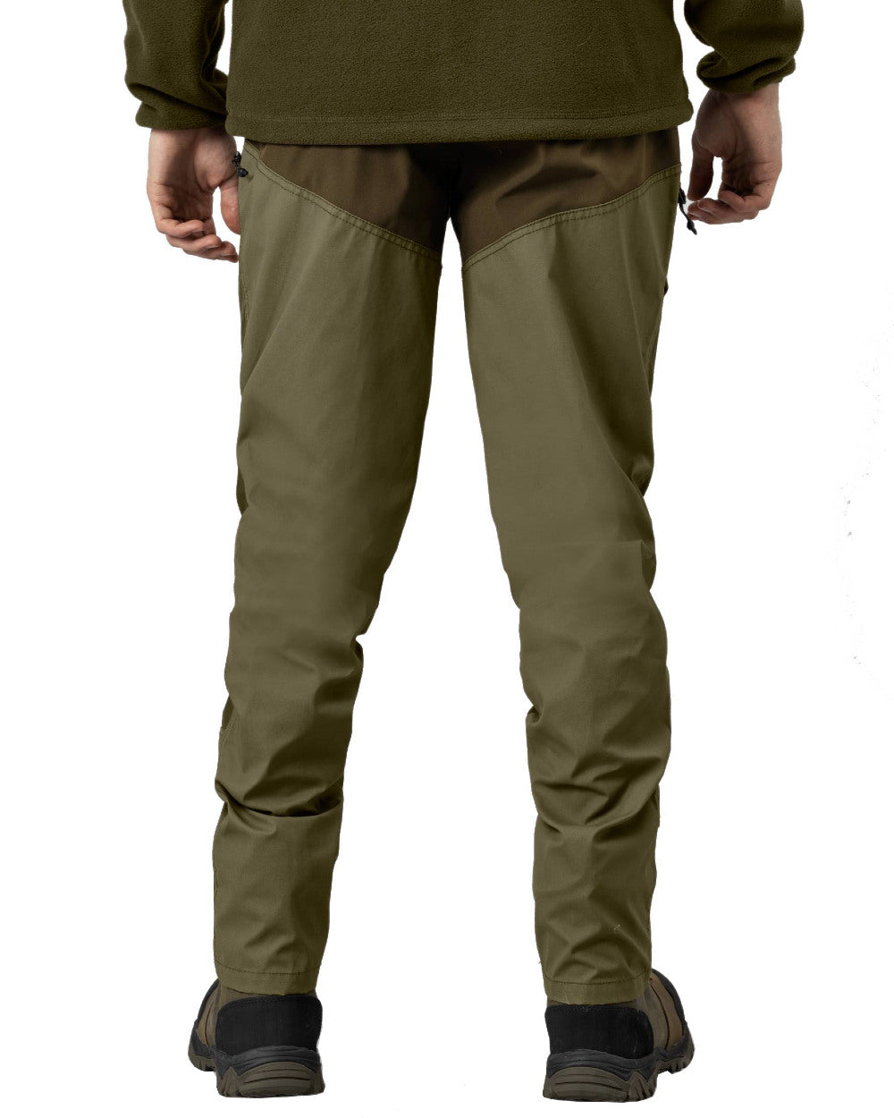 Duffle Green/Pine Green Coloured Seeland August Trousers On A White Background