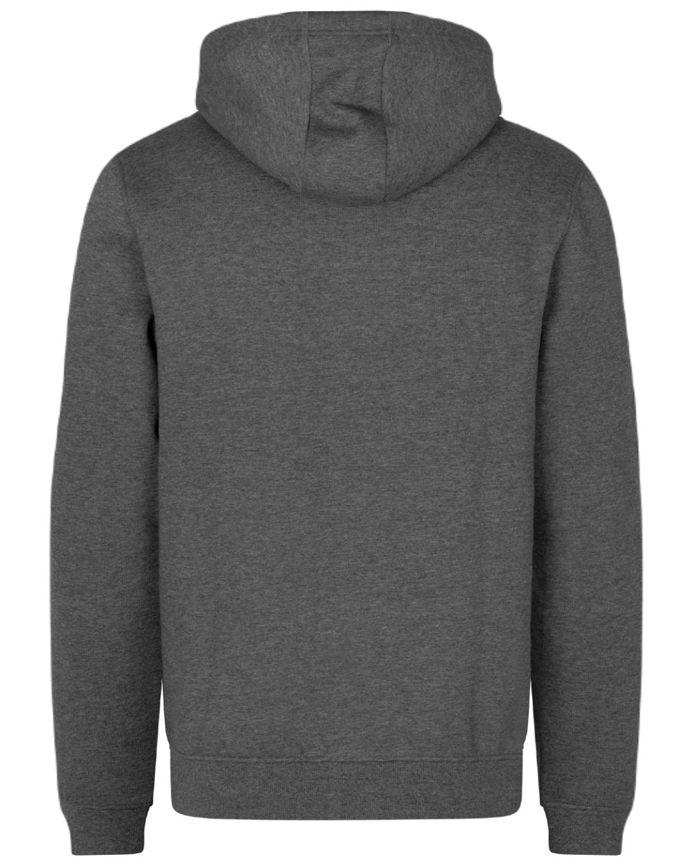 Grey Melange Coloured Seeland Loaded Hoodie On A White Background