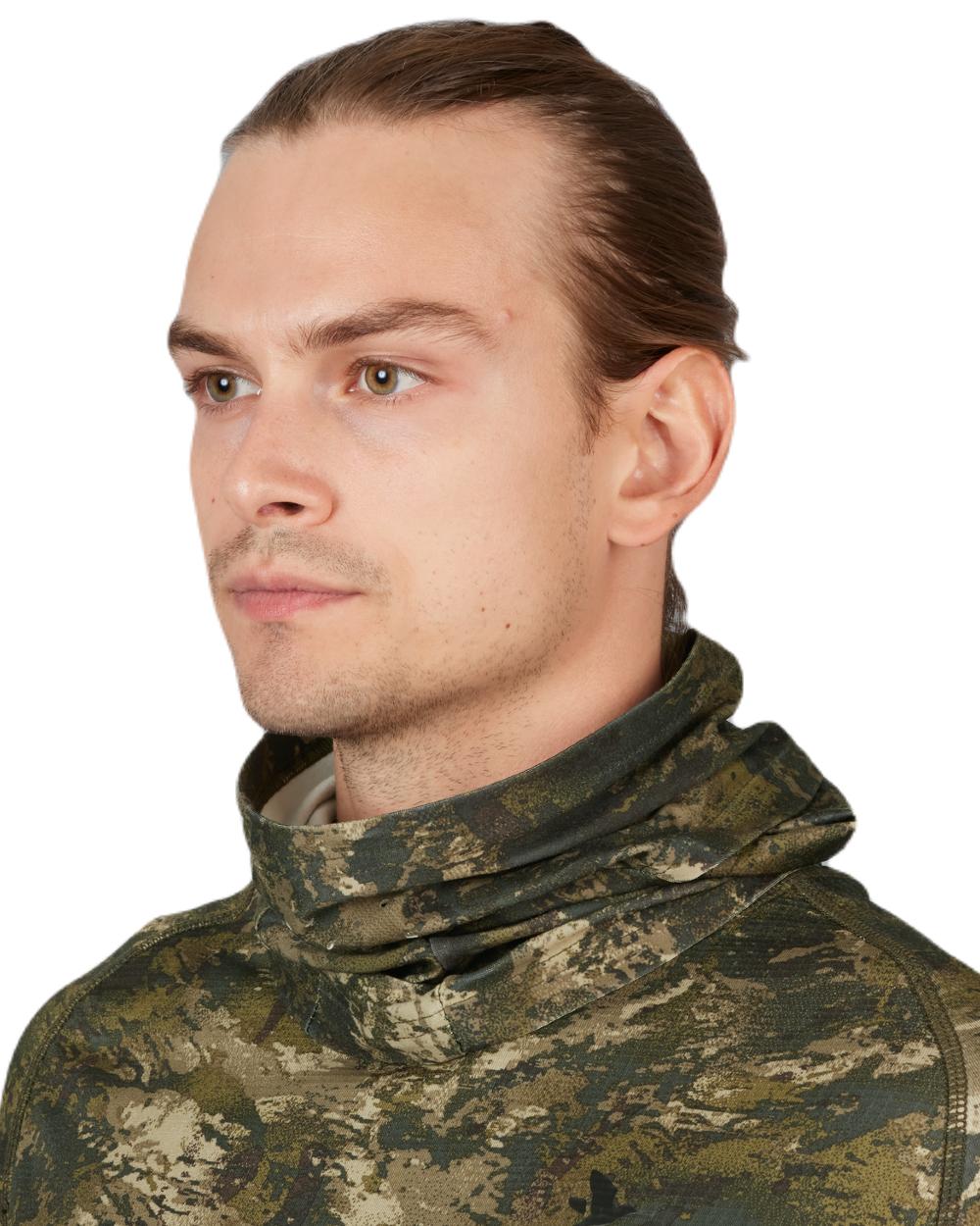 InVis Coloured Seeland Scent Control Camo Balaclava On A White Background