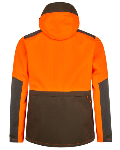 Pine Green/Hi-Vis Orange Coloured Seeland Venture Rover Jacket On A White Background