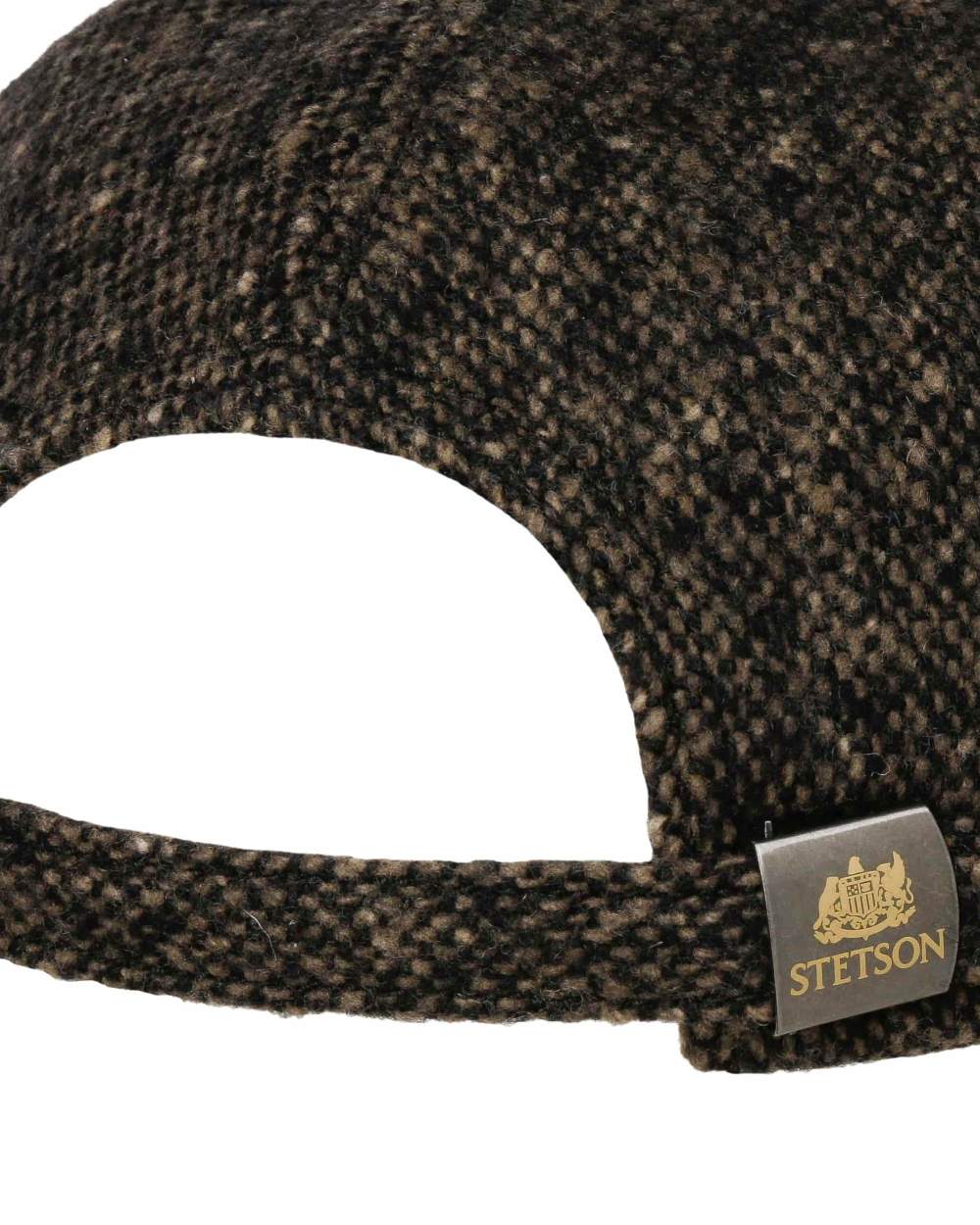 Anthracite Grey Coloured Stetson Classic Donegal Tweed Cap On A White Background 