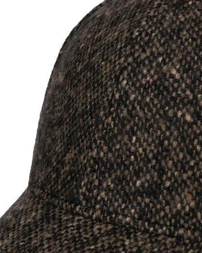 Anthracite Grey Coloured Stetson Classic Donegal Tweed Cap On A White Background 