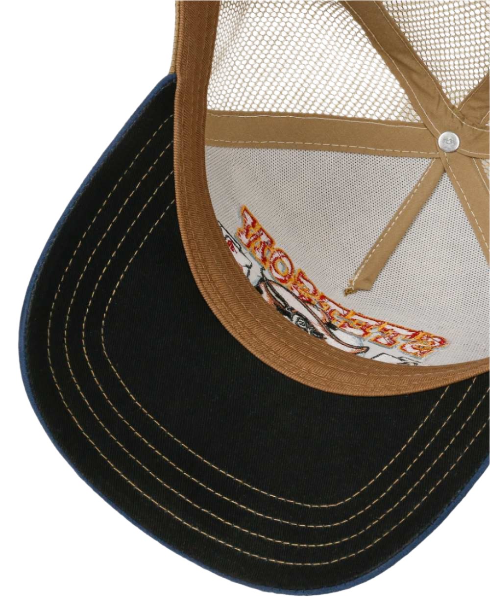 Gambling Grifter Coloured Stetson Wild Life Trucker Cap On A White Background 