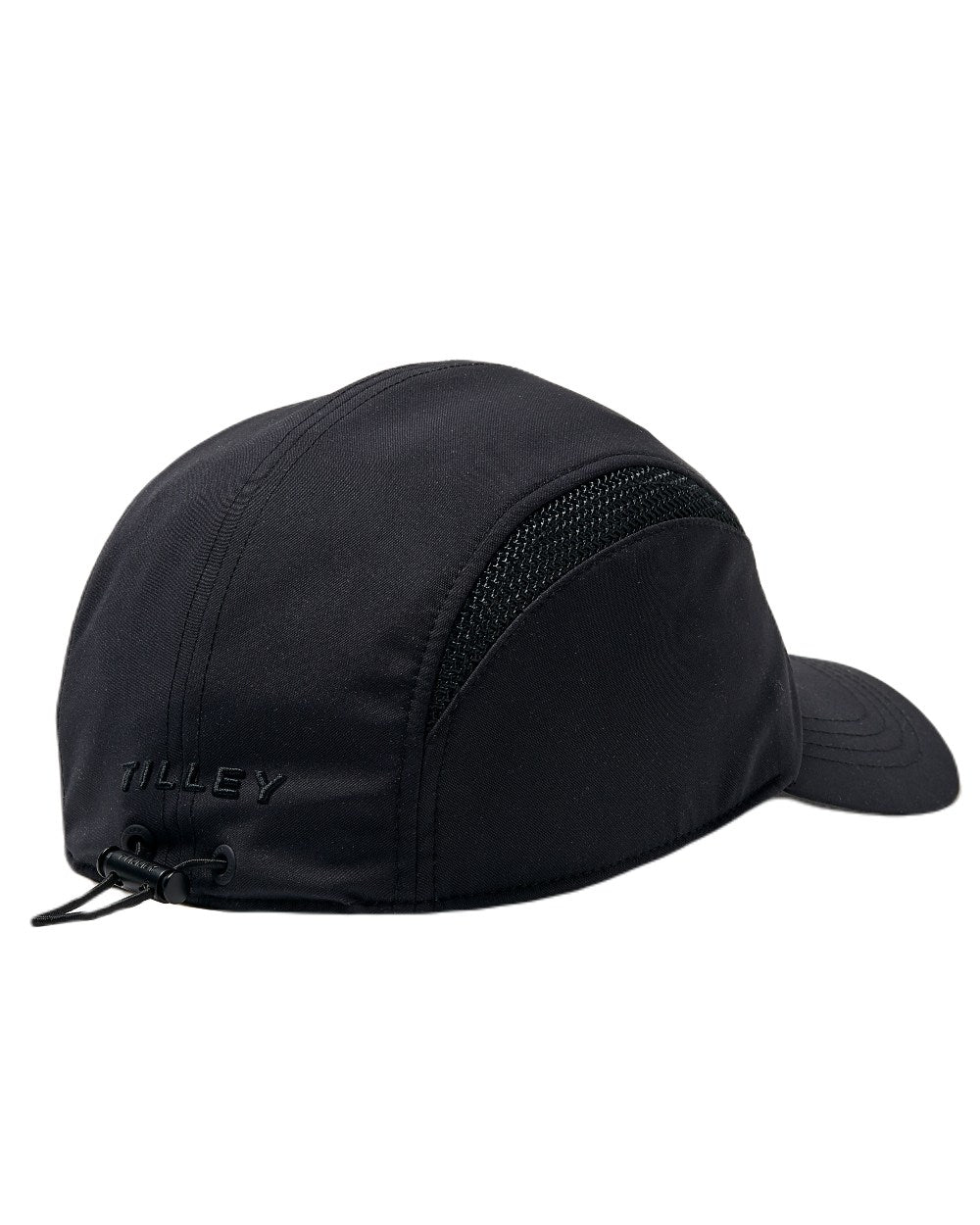 Black Coloured Tilley Hat Airflo Cap On A White Background 