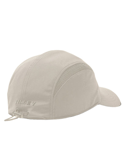 Light Stone Coloured Tilley Hat Airflo Cap On A White Background 