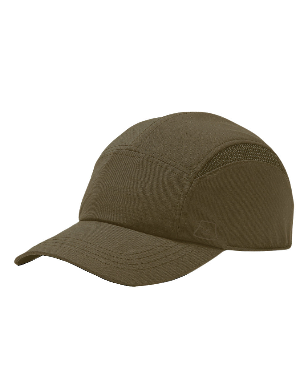 Olive Coloured Tilley Hat Airflo Cap On A White Background 